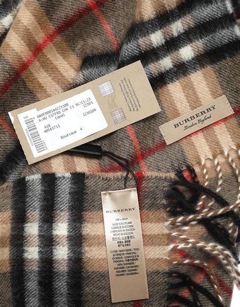 wool scarf burberry|authentic Burberry scarf tag.